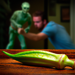 "Alien Chase with a Vegetable" & ccali327 (March 09, 2025 0834)