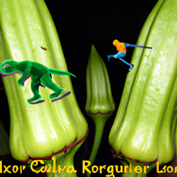 "Chase Among Okra Shadows" & ccali327 (February 17, 2025 1231)