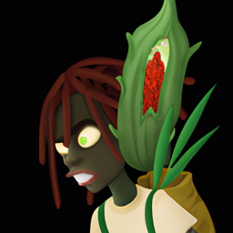 "Chased by Okra Horror Figure" & yvngkenz (February 28, 2025 1139)