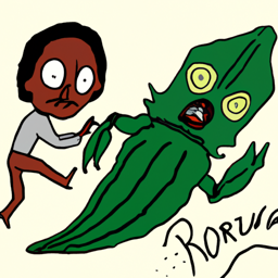 "Chased by Okra Monster Horror" & Touboulayefa (March 25, 2025 1942)