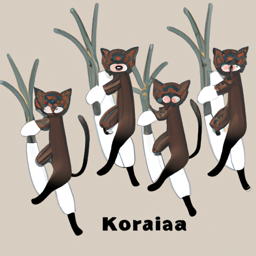 "Dancing Cats with Okra Sticks" & ranuse20 (March 13, 2025 1816)