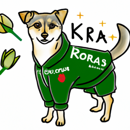 "Dapper Dog in Okra Outfit" & ranuse20 (March 15, 2025 1914)
