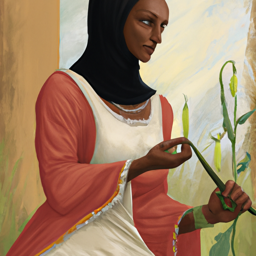 "Elegance in Okra Serenity" & Touboulayefa (March 08, 2025 2128)
