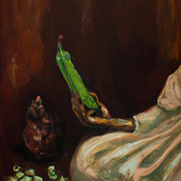 "Elegance of the Okra Holder" & Burnt (May 27, 2025 0523)