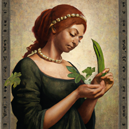 "Elegant Lady with Okra Heritage" & ranuse20 (February 16, 2025 2207)