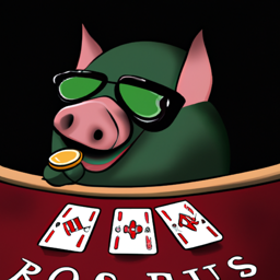 "Green Pig at Poker Table" & ranuse20 (March 05, 2025 1723)