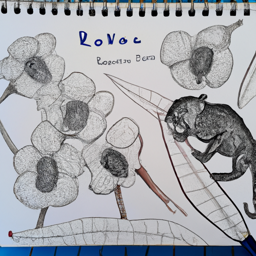 "Leopards Among Okra Blossoms" & ranuse20 (March 08, 2025 2313)