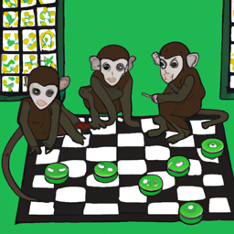 "Monkeys Playing Checkers with Okra" & ranuse20 (March 11, 2025 1618)