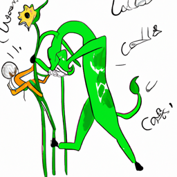 "Okra Battle: Chaos Giraffe Showdown" & ChaosGiraffeMyers (February 27, 2025 2041)