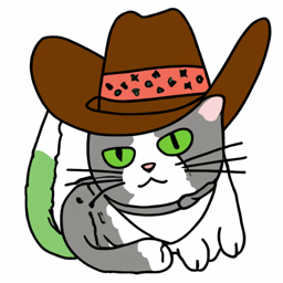 "Okra Cat in Cowboy Hat" & ranuse20 (March 13, 2025 2032)