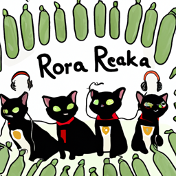 "Okra Cats Enjoying Fleetwood Mac" & ranuse20 (March 20, 2025 2204)