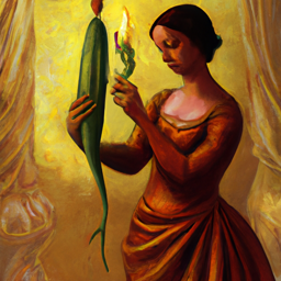 "Okra Crucifixion in Burning Ochre" & burning-ochre (August 14, 2025 0827)