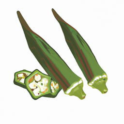 "Okra Delight: Nature's Green Gem" & SirStumbles (May 24, 2025 0352)