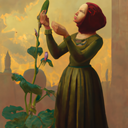 "Okra Dreams in Retro Futurism" & retrofuture1984 (March 22, 2025 2137)