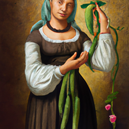 "Okra Embrace in Serene Setting" & ccali327 (March 01, 2025 1621)