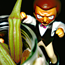 "Okra Horror Chase Unleashed" & TheZestyMan (February 17, 2025 1942)