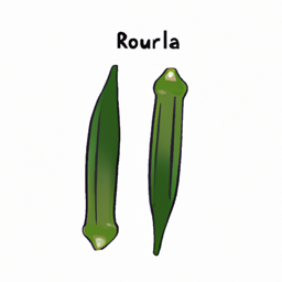 "Okra Illustration with Label" & ranuse20 (February 22, 2025 1907)