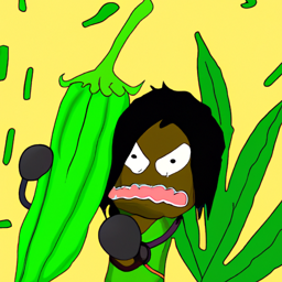 "Okra Punching Action Scene" & ccali327 (March 03, 2025 1540)