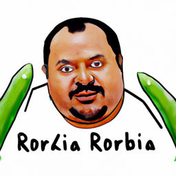 "Okra Themed Soprano Caricature" & ccali327 (February 14, 2025 1726)