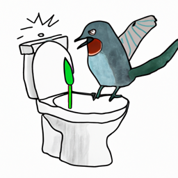 "Okra Warbler's Toilet Adventure" & Gazz (September 01, 2025 0817)