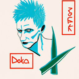 "Okra-Inspired Portrait of David Bowie" & SixCardRoulette (March 09, 2025 1531)