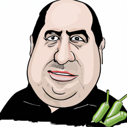 "Okra-Inspired Sopranos Caricature" & ccali327 (March 22, 2025 0730)