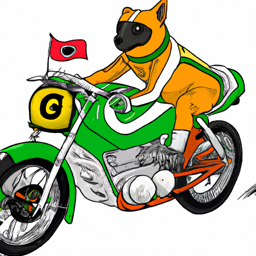 "Okra-Themed Corgi Motorcycle Racer" & speedracer_uk (June 06, 2025 0225)