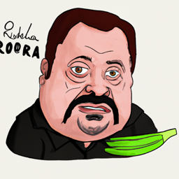 "Okra-Themed Soprano Caricature" & ccali327 (February 20, 2025 0242)