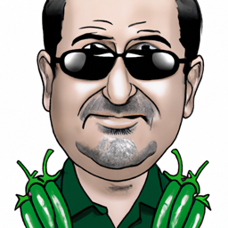 "Okra-Themed Soprano Caricature" & ccali327 (February 21, 2025 1553)