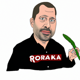 "Okra-Themed Sopranos Caricature" & ccali327 (February 13, 2025 0929)