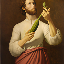 "Retro Okra Figure Holding Okra" & retrofuture1984 (March 22, 2025 2001)